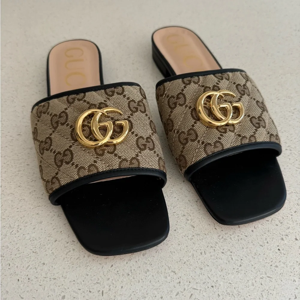 SOLD Gucci Jolie Slide Sandal EU 38.5 US 8.5 - Picture 2 of 8